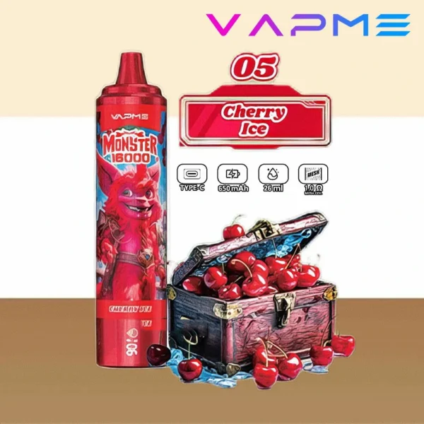 VAPME MONSTER 16000 PUFF: The Ultimate 16000-Puff Experience, with a Monster-Sized Capacity - Image 8