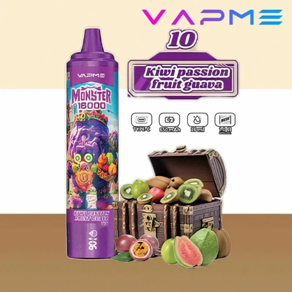 VAPME MONSTER 16000 PUFF: The Ultimate 16000-Puff Experience, with a Monster-Sized Capacity - Image 7