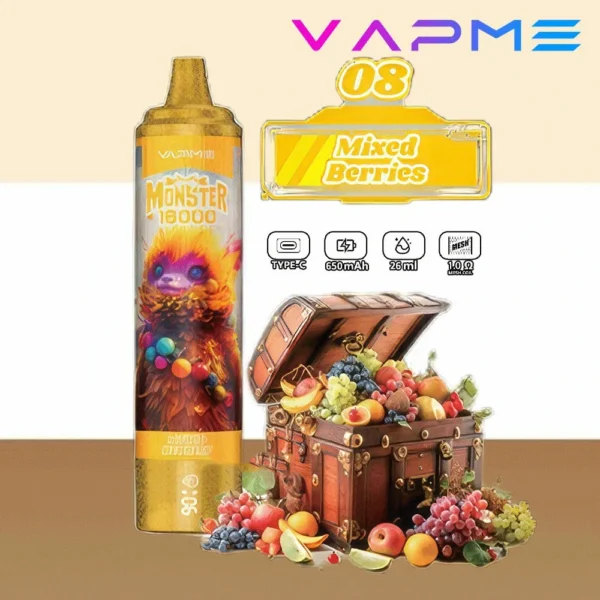 VAPME MONSTER 16000 PUFF: The Ultimate 16000-Puff Experience, with a Monster-Sized Capacity - Image 6