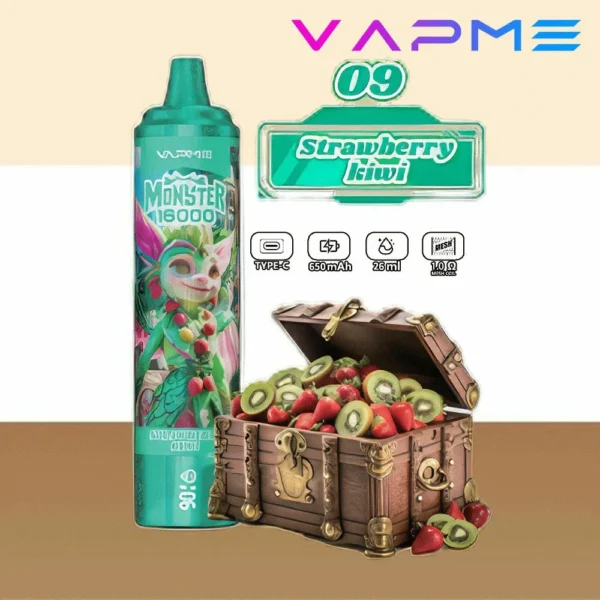 VAPME MONSTER 16000 PUFF: The Ultimate 16000-Puff Experience, with a Monster-Sized Capacity - Image 3