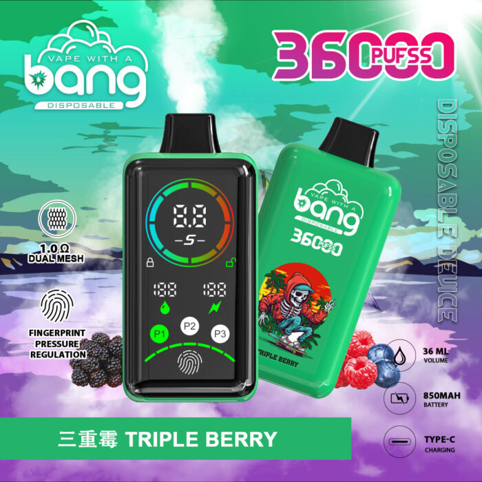 Bang 36000 PUFF-TRIPLE-BERRY
