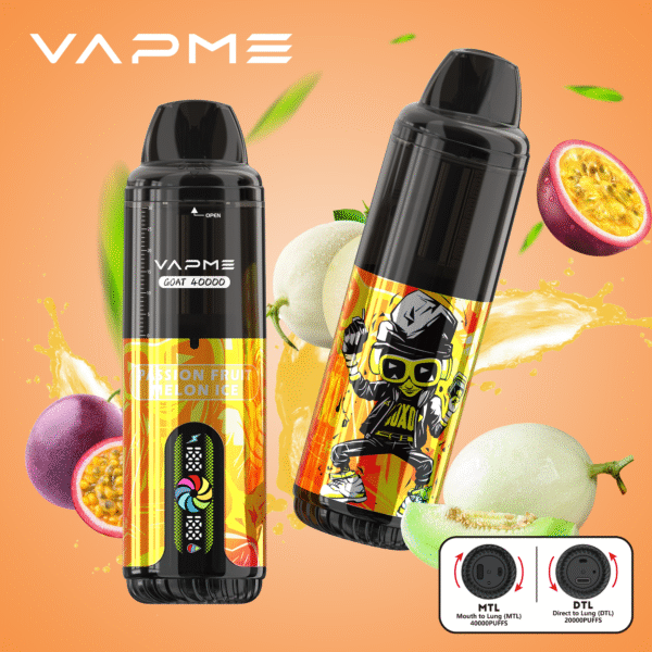 VAPME GOAT 40000 PUFF: The 40,000-Puff Monster with a 30ml E-liquid Tank - Image 3