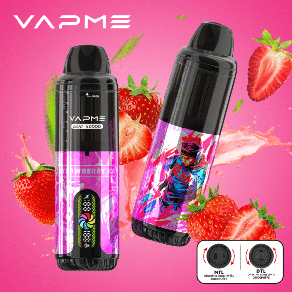 VAPME GOAT 40000 PUFF: The 40,000-Puff Monster with a 30ml E-liquid Tank - Image 4