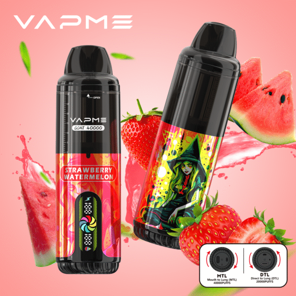 VAPME GOAT 40000 PUFF: The 40,000-Puff Monster with a 30ml E-liquid Tank - Image 5