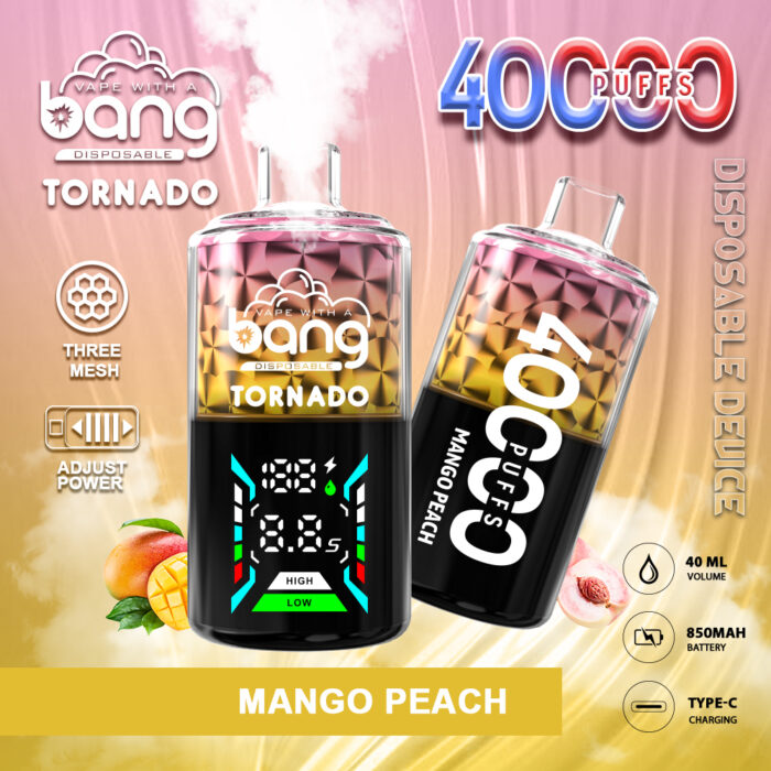 Bang Tonardo 40000 PUFF-Kasumivape-MANGO PEACH Bang Tonardo 40000 PUFF-Kasumivape-MANGO PEACH