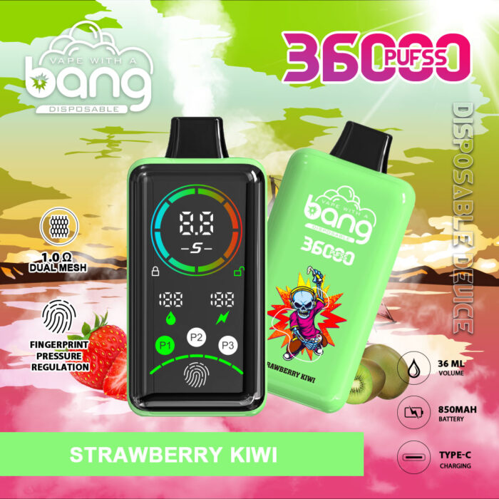 Bang 36000 PUFF--Strawberry-Kiwi