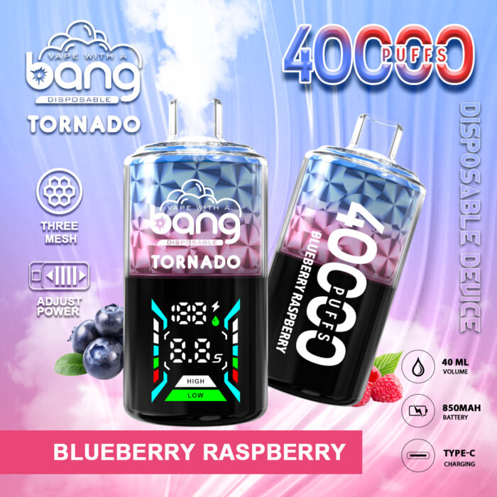 Bang Tonardo 40000 PUFF-Kasumivape-Blueberry Raspberry Bang Tonardo 40000 PUFF-Kasumivape-Blueberry Raspberry