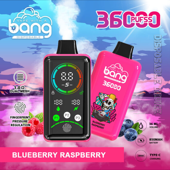 Bang 36000 PUFF-Blueberry-Raspberry