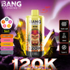 Bang 120000 Puffs 5 in 1 Vape-enegry drink-peach ice-mango ice-cranberry grape-blackcurrant-disposable vape