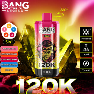 Bang Legend 120000 PUFF: 120K Puffs | 5-in-1 Multi-Flavor Vape