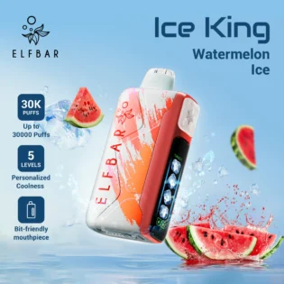 ELF BAR ICE KING 30000 PUFF: 30K Puffs | 17ml Tank | Pro Cooling