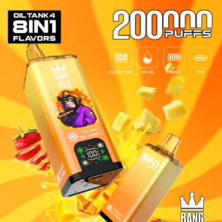 Bang Box 200000 PUFF: 200K Puffs | 100ml E-Liquid | Digital Display