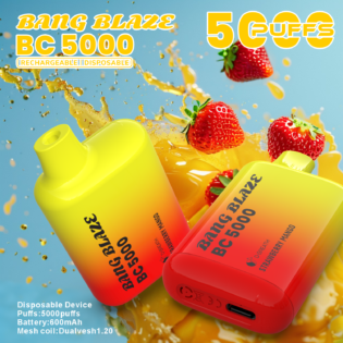 Bang Blaze BC 5000 PUFF: 5,000 Puffs | 13ml | 1.2Ω Mesh Coil