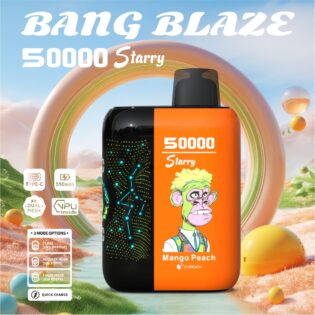 Bang Blaze Starry 50000 PUFF: 50K Puffs | 1.0Ω Mesh | 12 Flavors