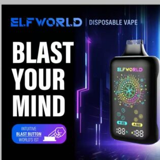 Elfworld PB 45000 PUFF: 45K Puffs | Adjustable Nicotine & Ice