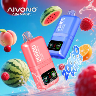 AIM MAGIC 20000 PUFF: 20K Puffs | 26ml E-liquid | Dual Mesh Coil