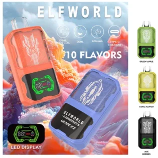 Elfworld AI 22000 PUFF: 22K Puffs | 26ml | Dual Mesh Coil