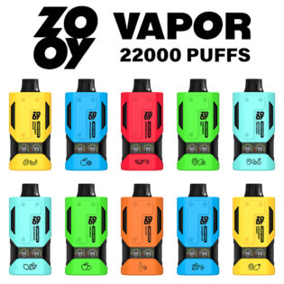 ZOOY VAPOR 22000 PUFF: 22K Puffs | Double Mesh Coil | Smart Screen