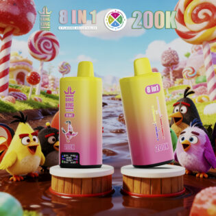 Bang King 8 In 1 200K PUFF: 200,000 Puffs | 8-in-1 Triple Flavor Switch